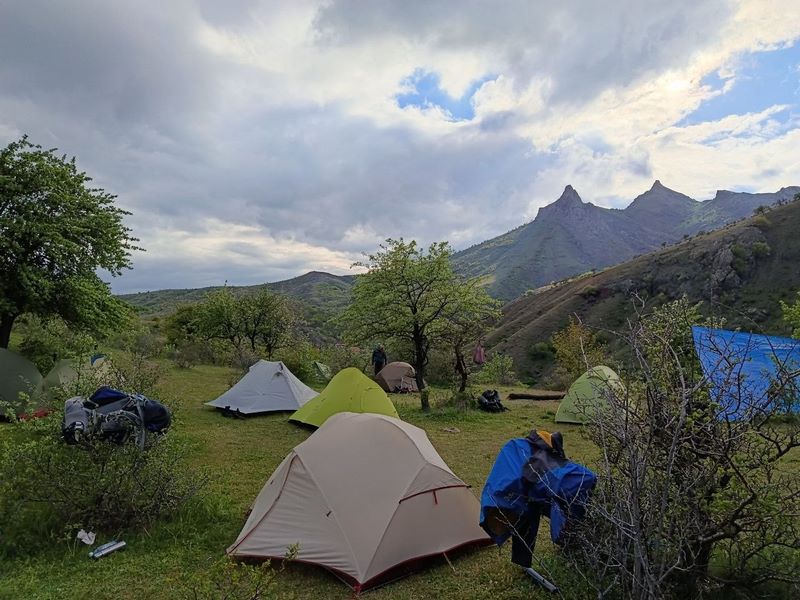 Походы в Крыму - на бивуаке... 